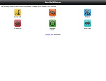 Tablet Screenshot of doublebdiscos.com
